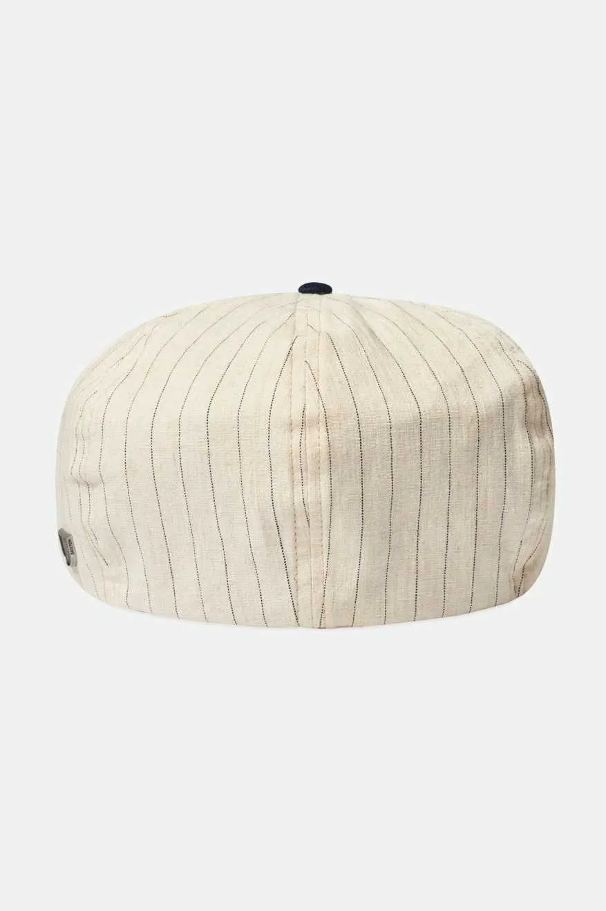 20th Anniversary Brood Newsboy Cap - Cream/Navy