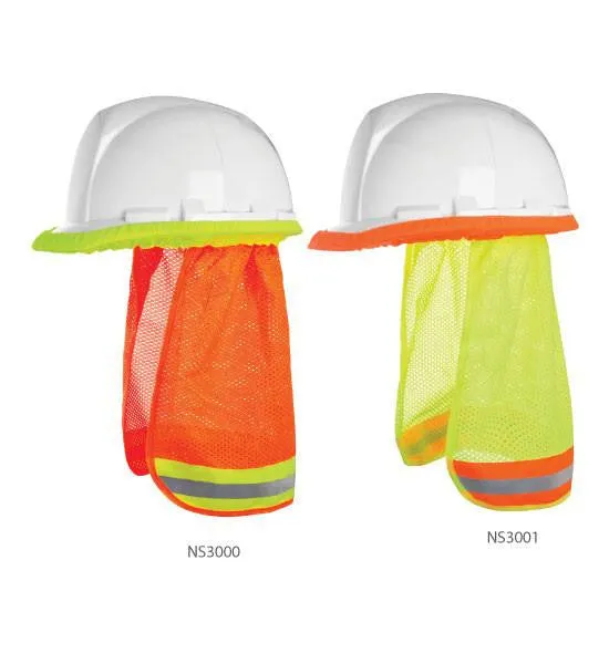 3A Safety Hardhat Neck Shade- 3 pack