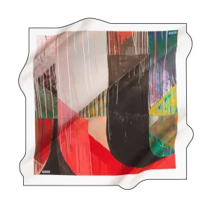 Aker Bold Geometry Turkish Silk Scarf No. 22