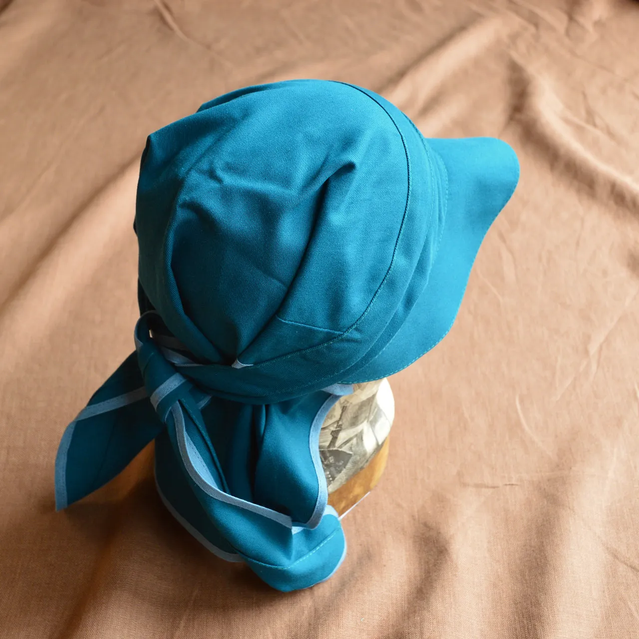 Bandana Style Sun Visor in 100% Organic Cotton UV60  (Child-Adult)