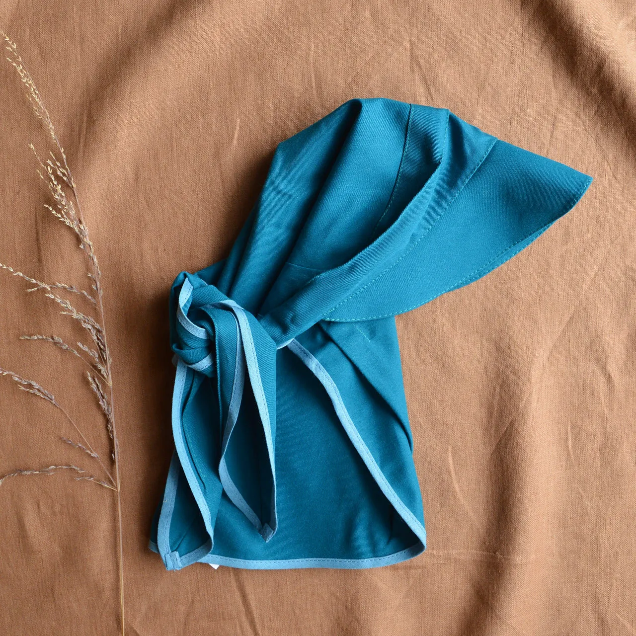 Bandana Style Sun Visor in 100% Organic Cotton UV60  (Child-Adult)