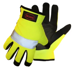 Boss 991X Mechanic Gloves, XL, Open Cuff, Synthetic Leather :PR: QUANTITY: 1