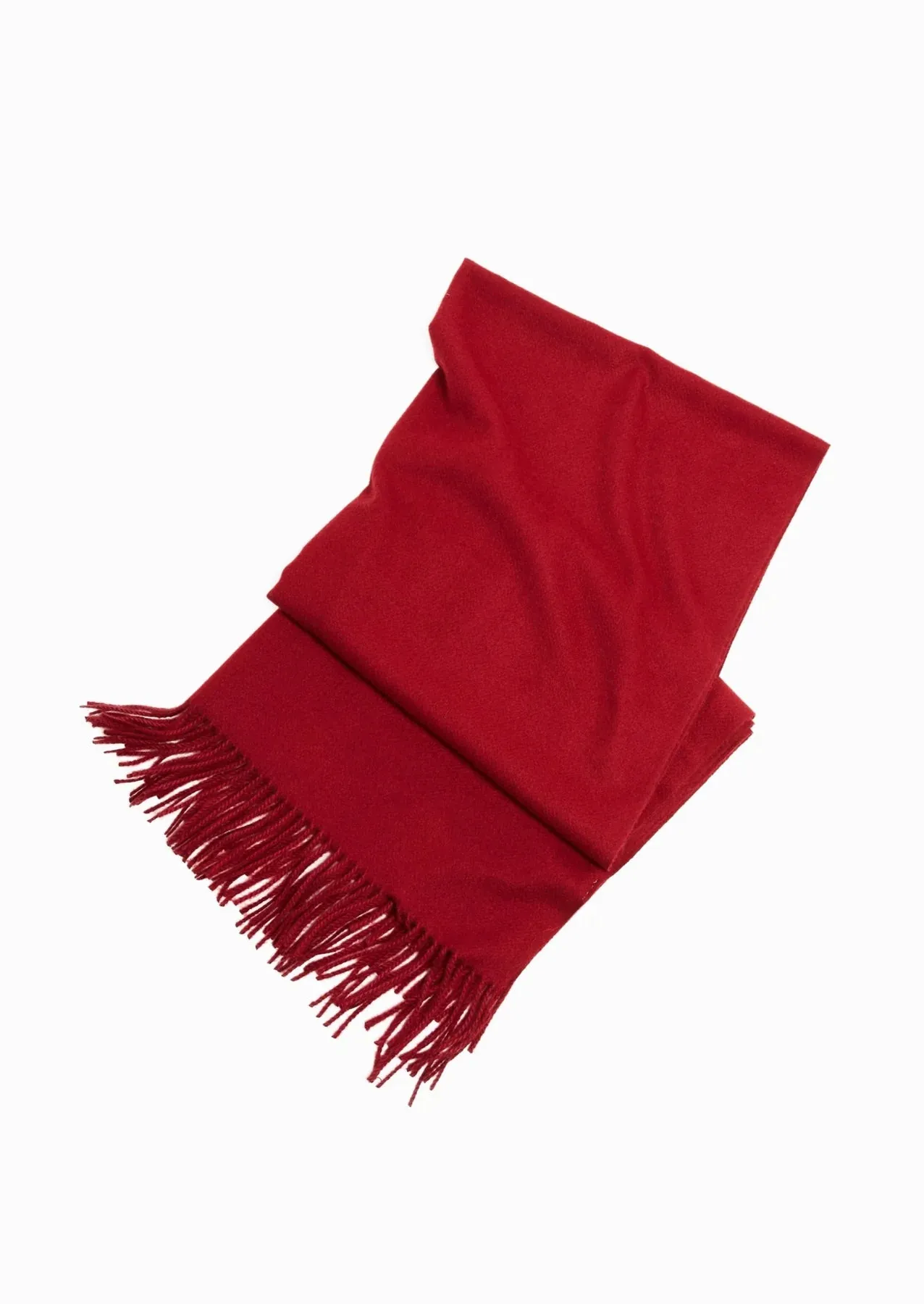 Cashmere Scarf | Cream, Navy, Burgundy