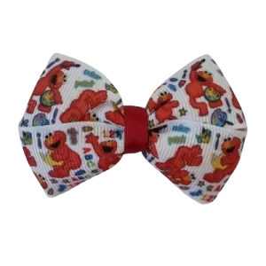 Cherish Hair Bow - Sesame Street Elmo ABC