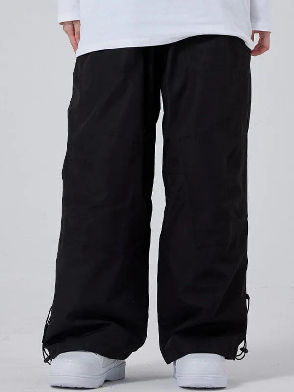 Cool Unisex Baggy Cargo Snowboard Pants 2025 Cute Ski Trousers