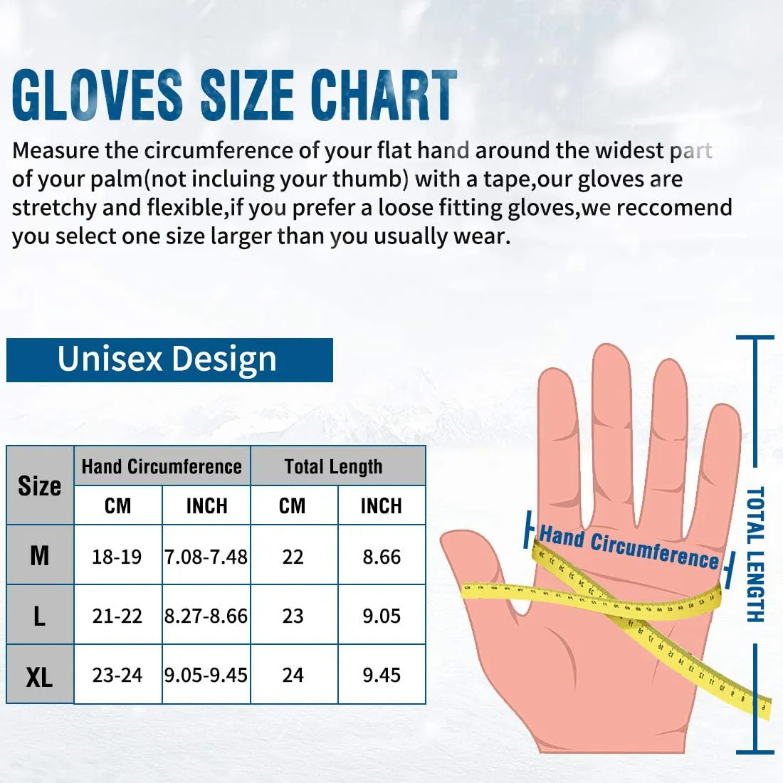 COOYOO Winter Gloves for Women and Men 1/2/3 Pairs,Upgraded Touch Screen Gloves,Anti-Slip Silicone Gel - Elastic Cuff - Thermal Soft Wool Lining - 3 Size Choice