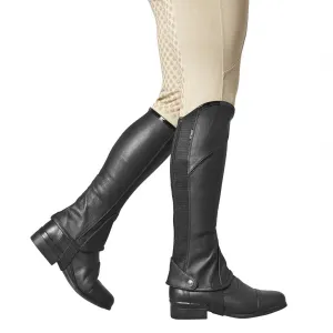 Dublin Stretch Fit Half Chaps With Patent Piping