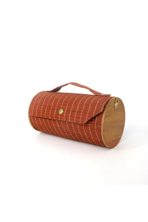 Earthen Hue Round Clutch