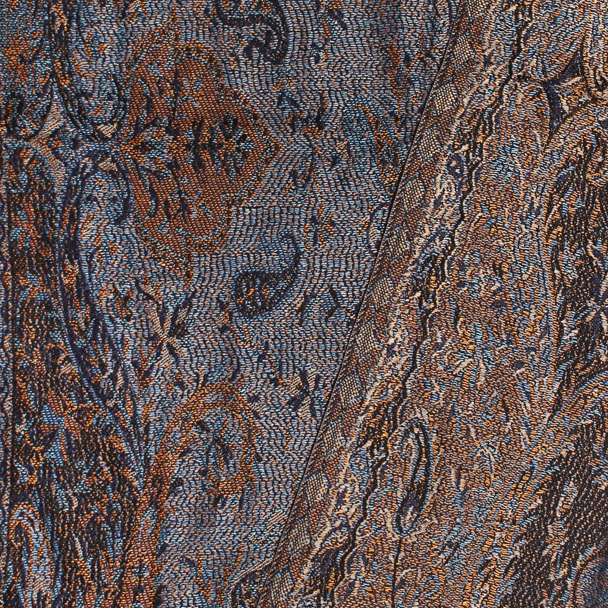 Elegant Fusion Paisley Jacquard Scarf