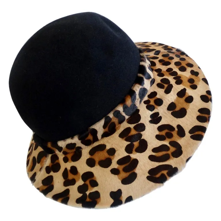 Frank Oliver Leopard Print Hat