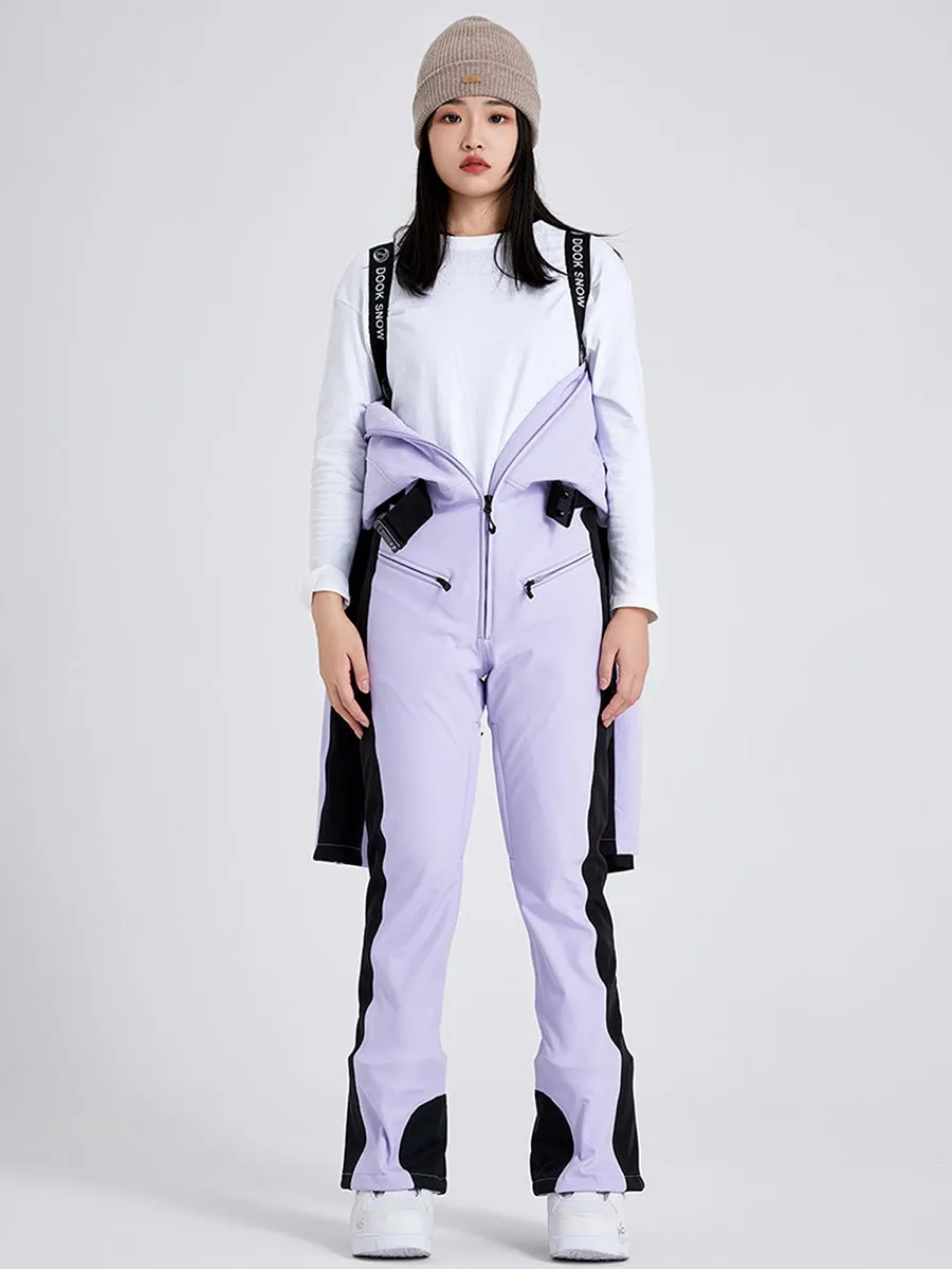 Fur Collar One Piece Ski Jumpsuits