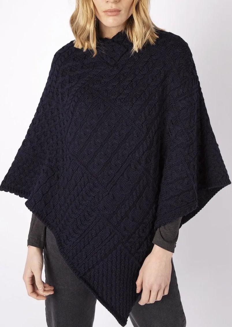 IrelandsEye Poncho | Navy