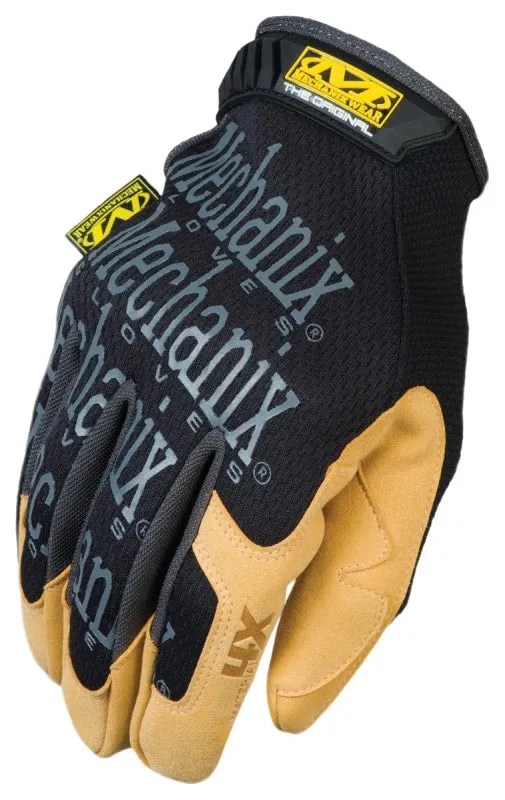 Mechanix Wear MG4X-75-009 Work Gloves, Men's, M, 9 in L, Straight Thumb, Hook and Loop Cuff, Synthetic Leather