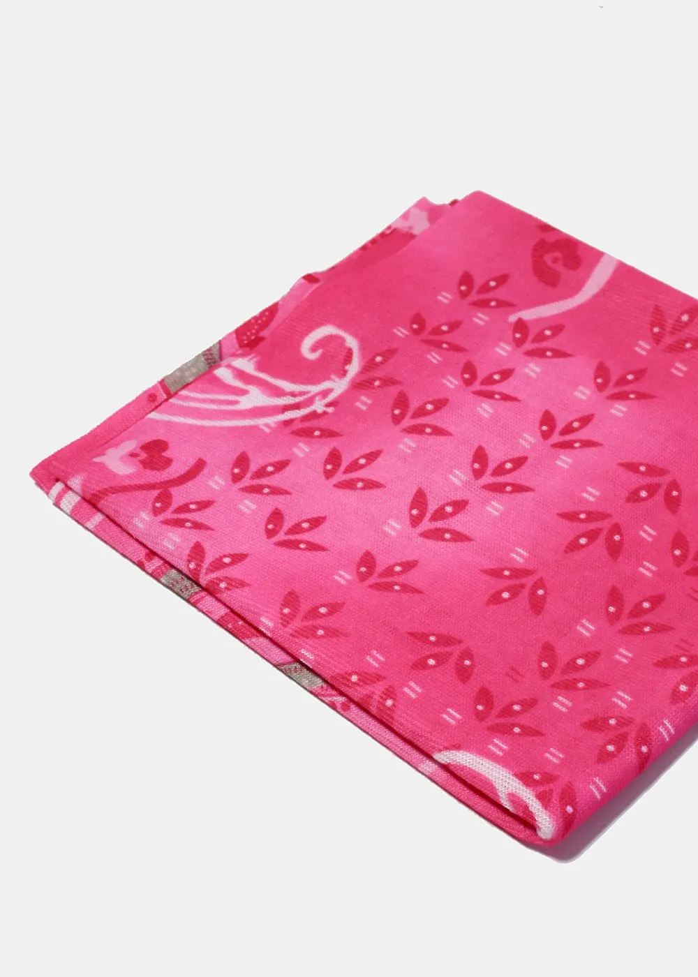 Multi-Use Pink Face Covering Scarf