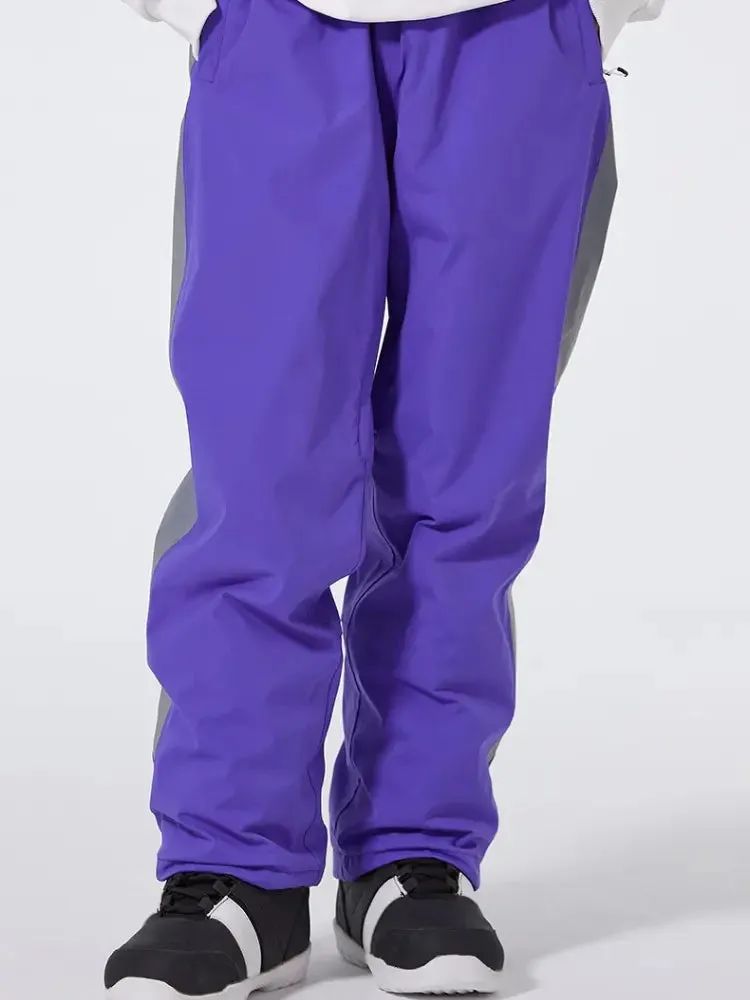 Outdoor Reflective Snowboard Pants Couple Style Sports Trousers