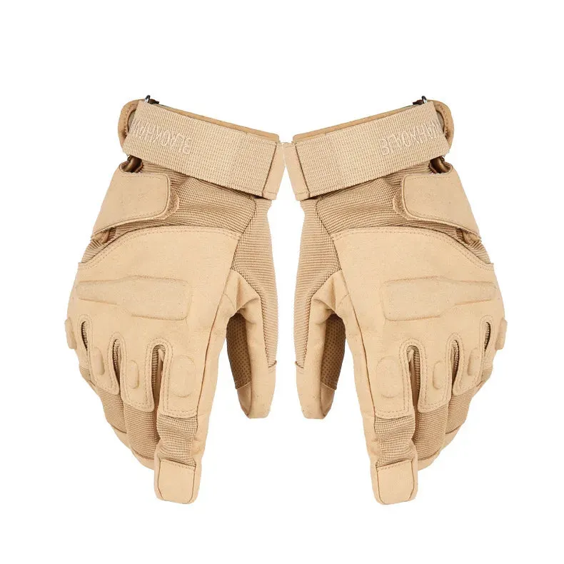 Outdoor Tactical Full Finger Bicycle Antiskid Cycling Gloves Military Army Paintball Shooting Airsoft Combat Protection Glove