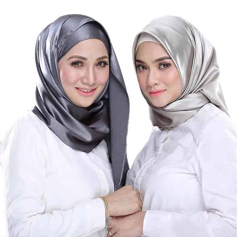 Plain Bubble Chiffon Scarf Hijab Wrap Women Print Shawls Headband Muslim Hijabs Female Scarves Long Shawl Turbanet Headscarf