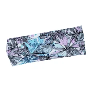 Purple & Blue Floral Headband