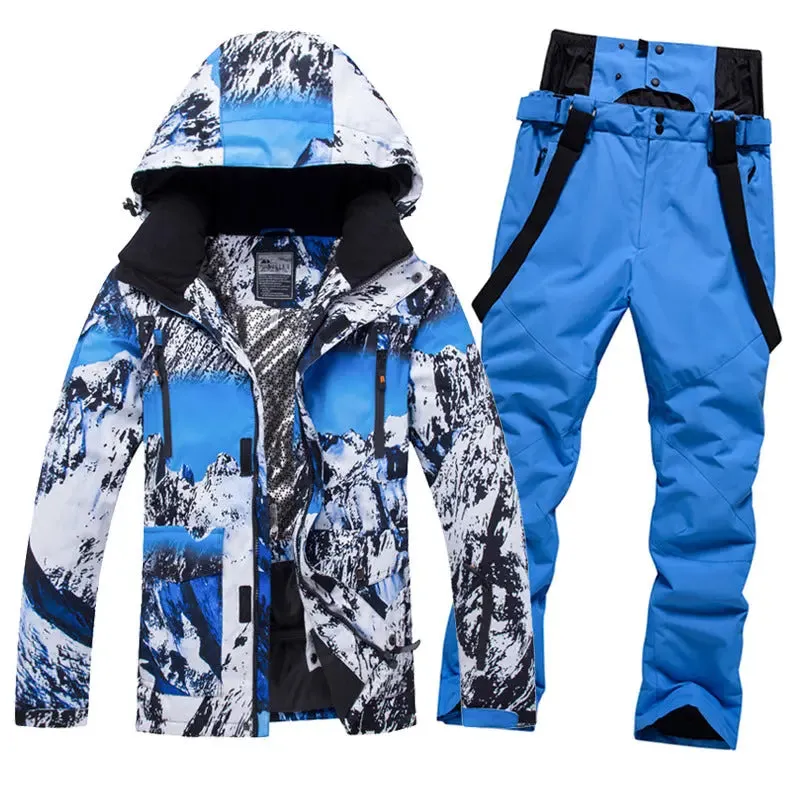 Riuiyele Insulated Skiing Snowboarding Set Couple Style