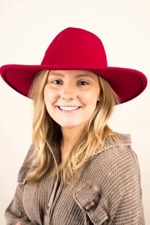 SALE! The Texanna Crimson Felt Hat