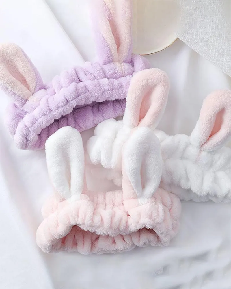 Soft Bunny Ear Headband