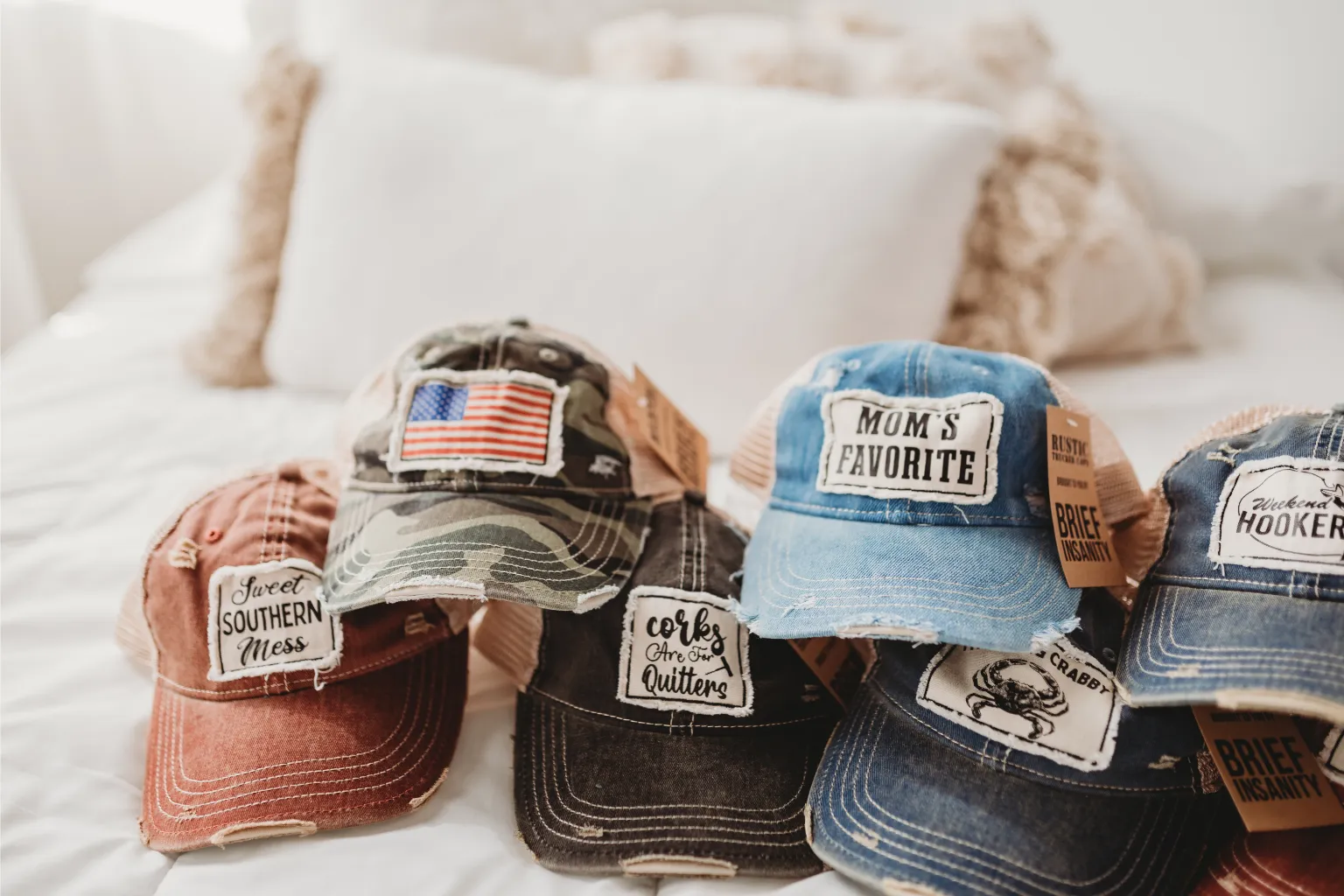 The Beach Is My Happy Place - Vintage Distressed Trucker Adult Hat