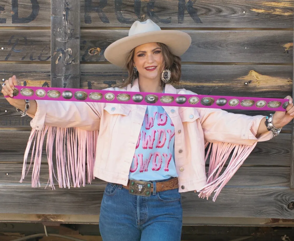 The Big Concho Twilly in Pink