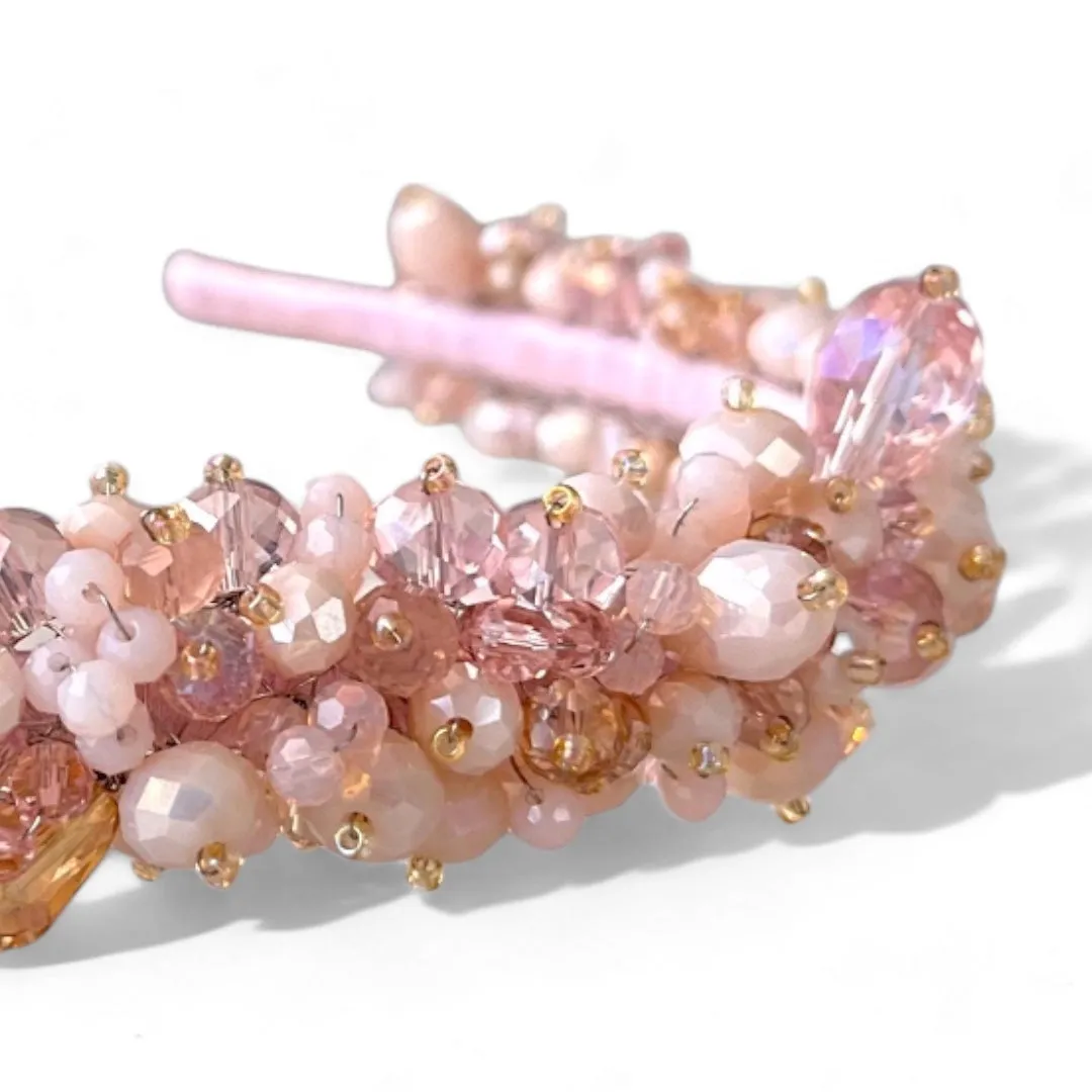 The Samantha Crystal Girls Tiara Headband