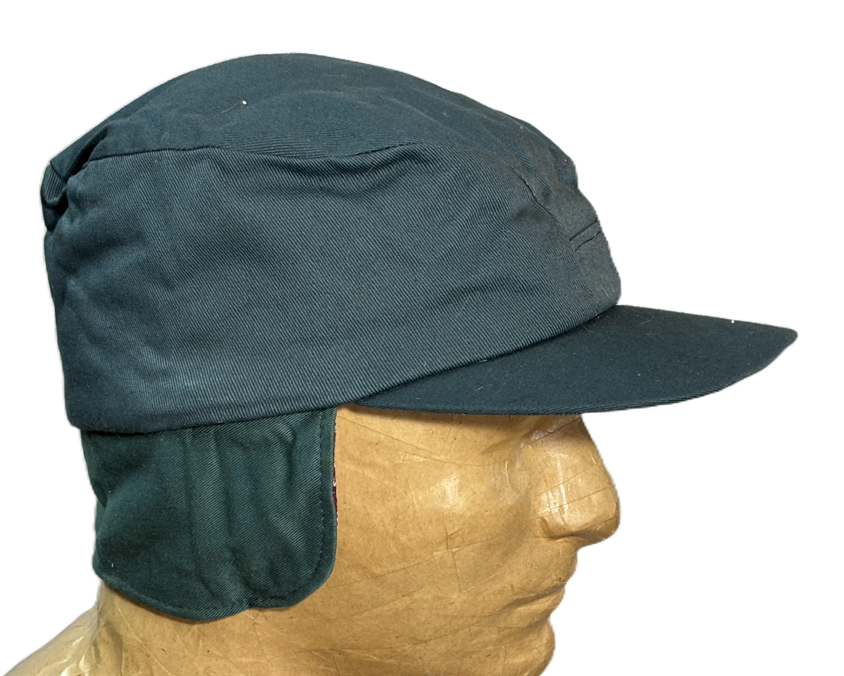 Vintage Military Style Winter Cap with Flaps