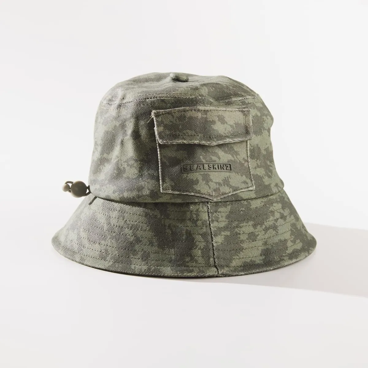 Waterproof Canvas Patch Pocket Bucket Hat