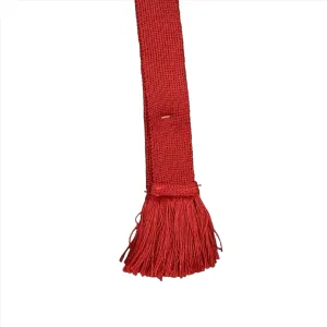 William Powell Merino Acrylic Garter Flashes (Pair) - Brick Red