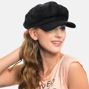 Women Newsboy Hats Wool NB001