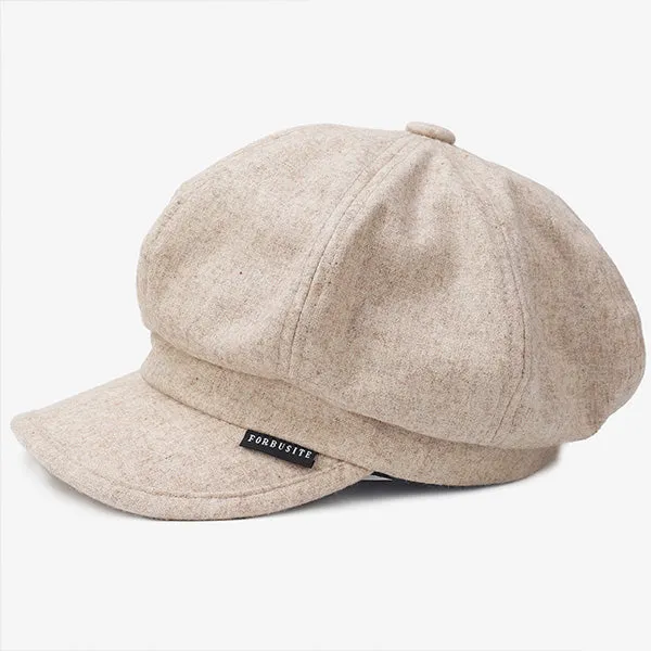 Women Newsboy Hats Wool NB001