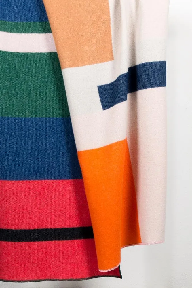 Wool Blanket "Bauhaused 1" by Michele Rondelli & Sophie Probst