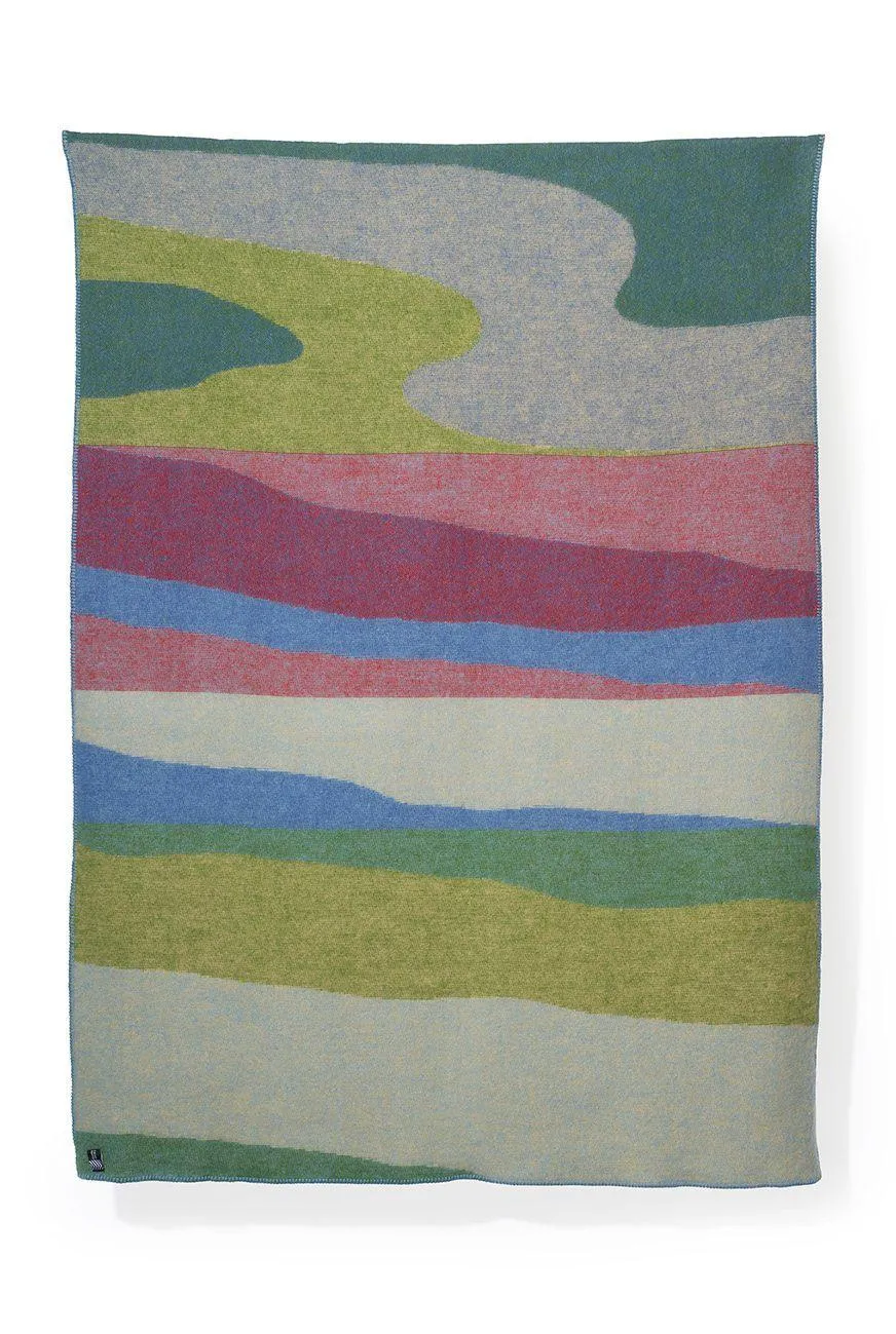 Wool Blanket "Panoramas" by Roland Schär